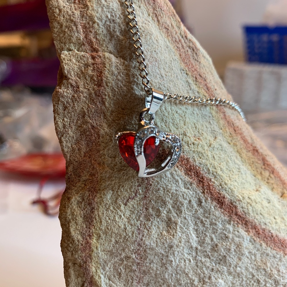 Cute Swarovski Heart Set